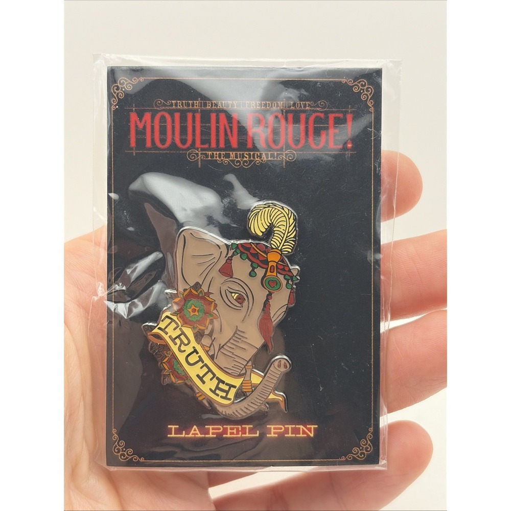 “Truth” MOULIN ROUGE Broadway LAPEL PIN Official DISCONTINED Musical Merch!